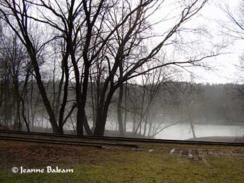 Cloud lying in the Delaware